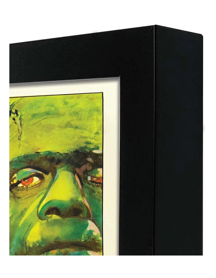 Australian Made The Bride of Frankenstein Vintage Art Poster Black Frame image 3