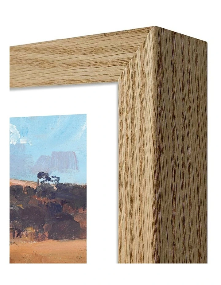 Australian Made The Creek Art Print Natural Frame image 3