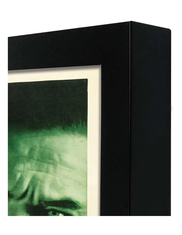 Australian Made The Devil Bat Vintage Art Poster Black Frame image 3