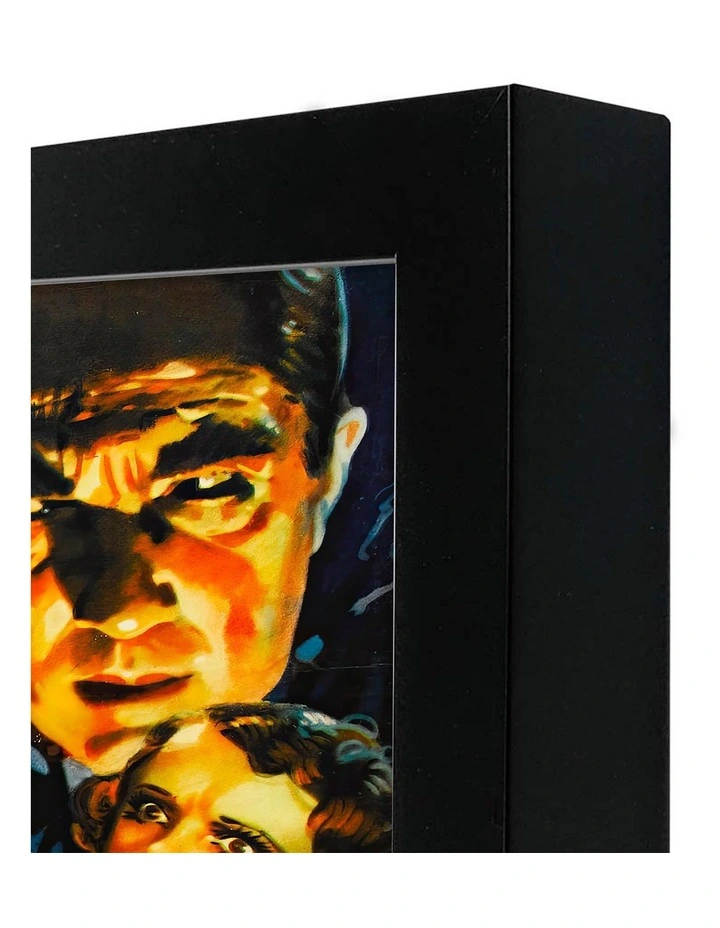 Australian Made The Raven Vintage Art Poster Black Frame image 3