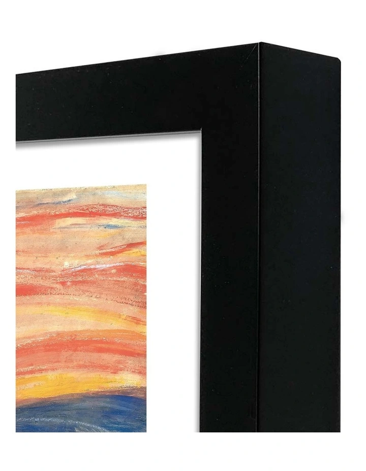 Australian Made The Scream Edvard Munch Art Print Black Frame image 3