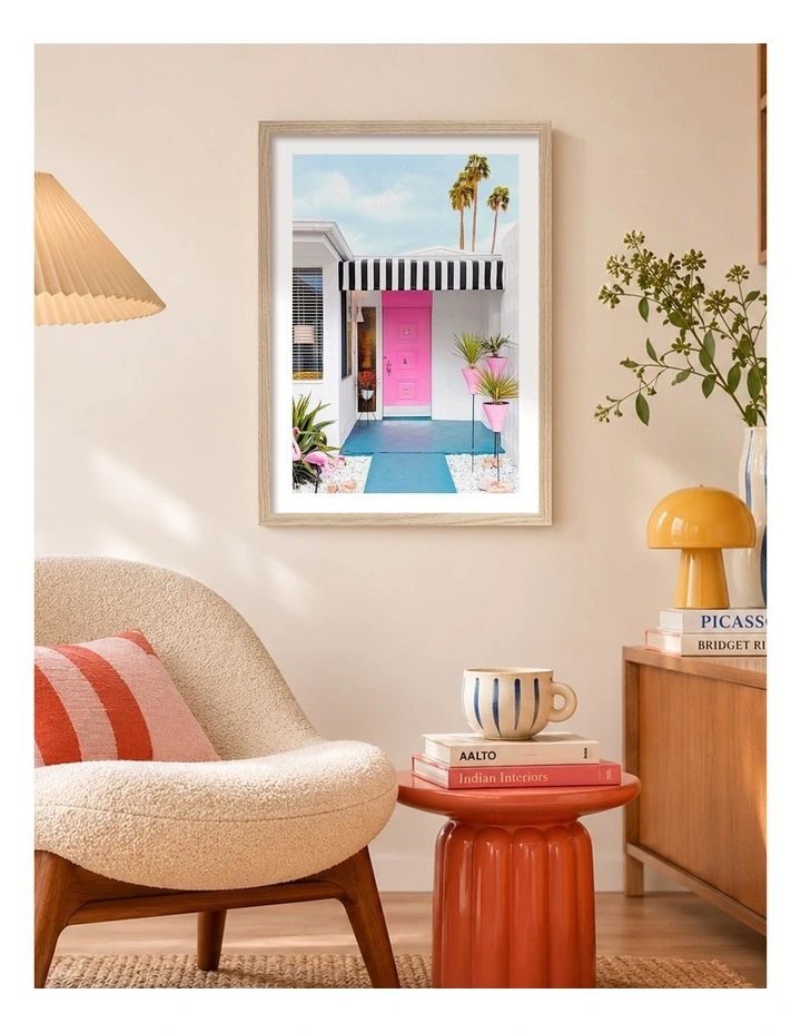 Australian Made Vivid Entrance Art Print Natural Frame image 2