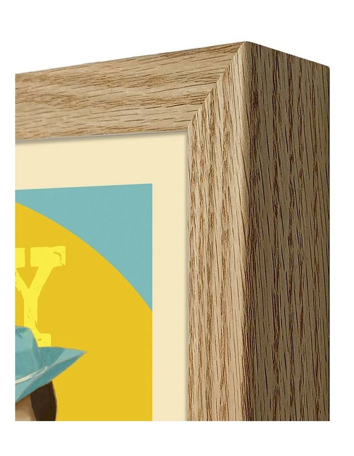 Australian Made Western Chill Vibes Art Print Natural Frame image 3
