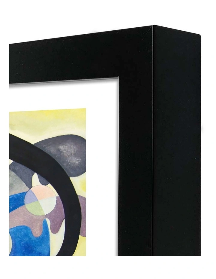 Australian Made Yellow-Red-Blue Art Print Black Frame image 3