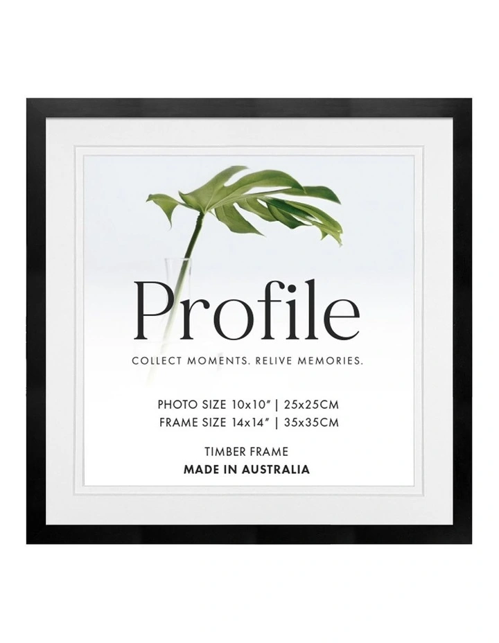 Decorator Photo Frame 35x35/25x25cm in Black image 1