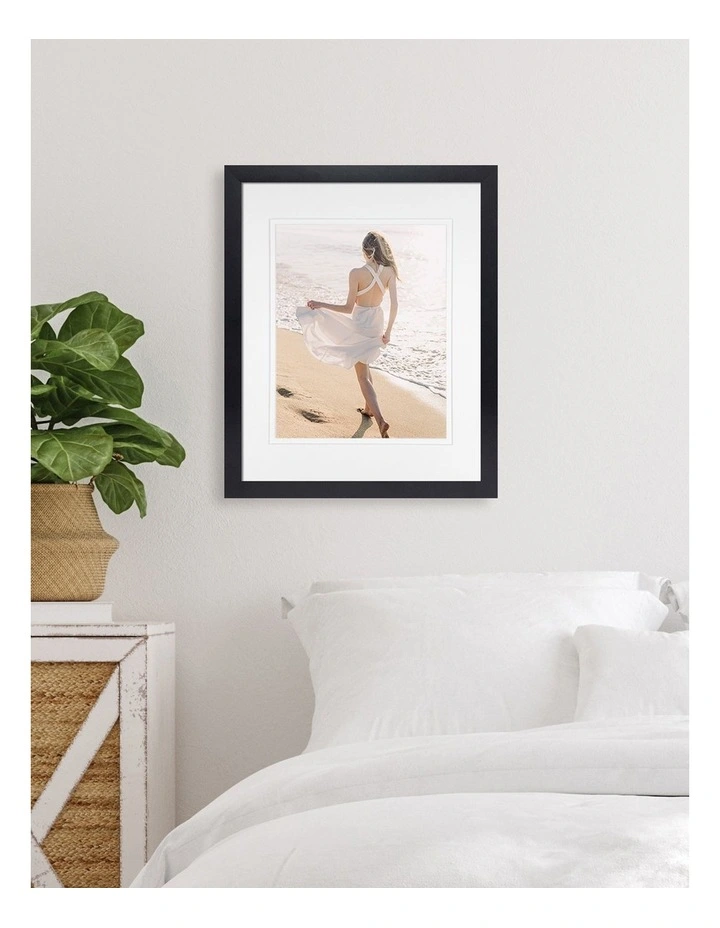 Australian Made Decorator Timber Photo Frame 11x14 Inch/8x10 Inch in Black image 2