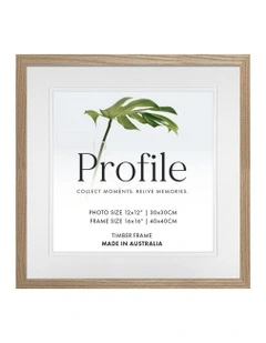 Australian Made Decorator Timber Photo Frame 16x16 Inch/12x12 Inch in Natural