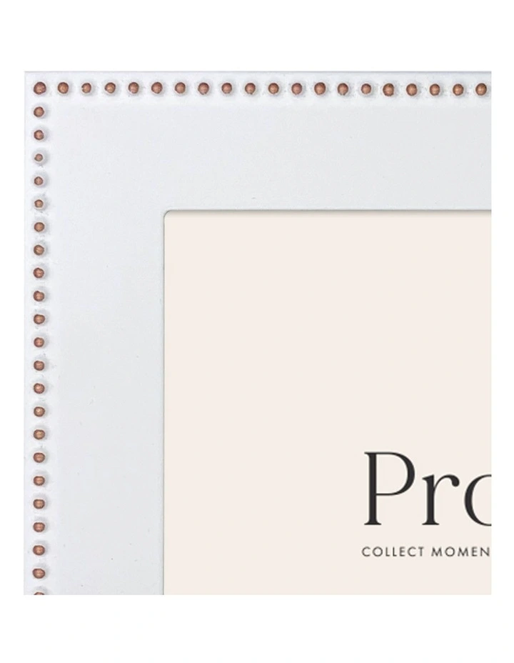 Noble Metal Photo Frame 8x10" in White image 3