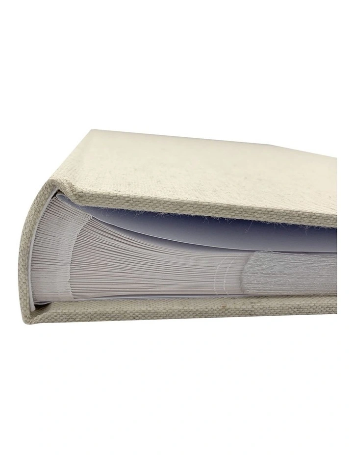 Plush Linen Photo Album 500 Photo Capacity in Cream image 5
