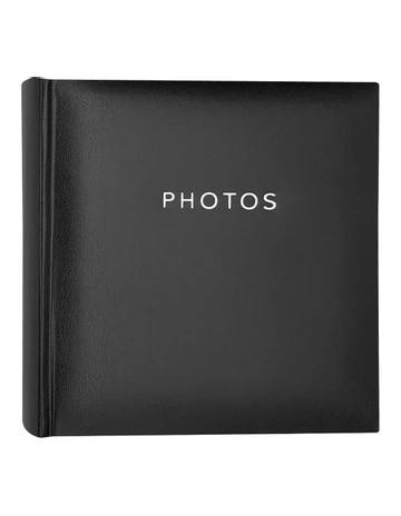 Glamour Photo Album 200 Photo Capacity in Black