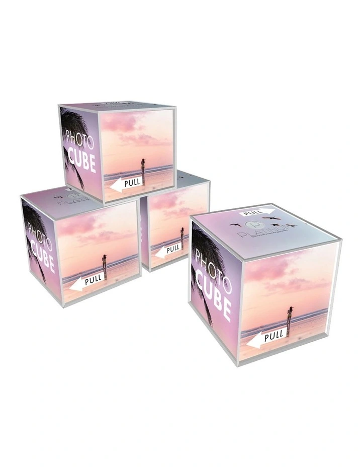 Photo Cube 4 Pack in Clear image 1