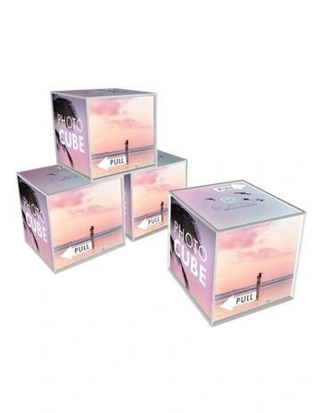Photo Cube 4 Pack in Clear