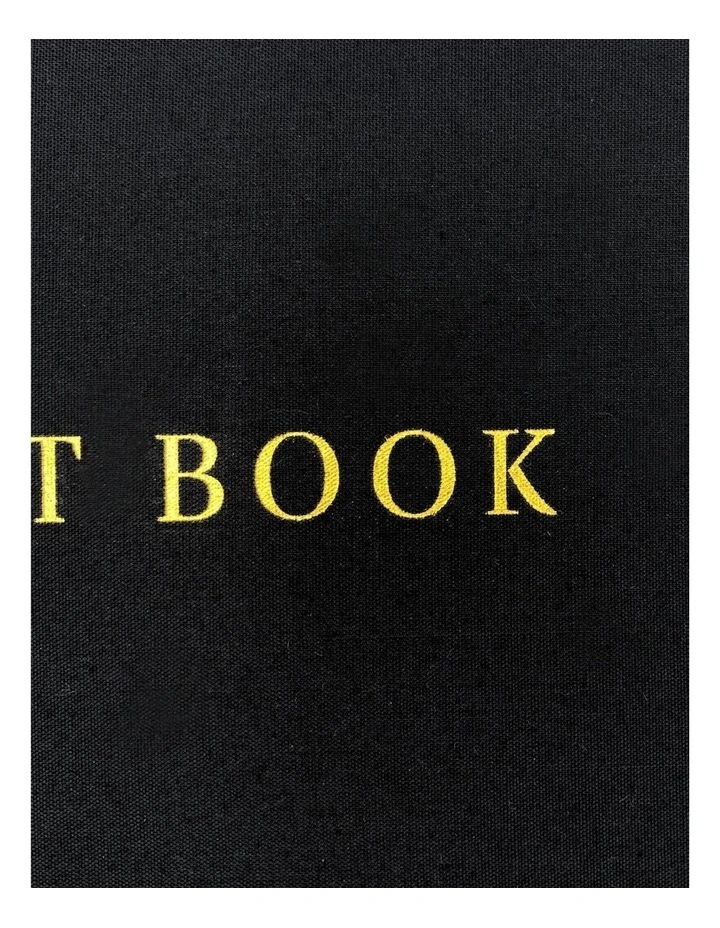 Guest Book 60 Sheets 230x160mm in Black Linen image 4