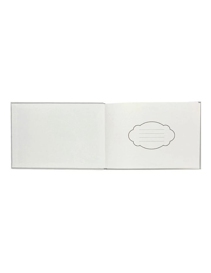 Guest Book 60 Sheets 230x160mm in White Linen image 6