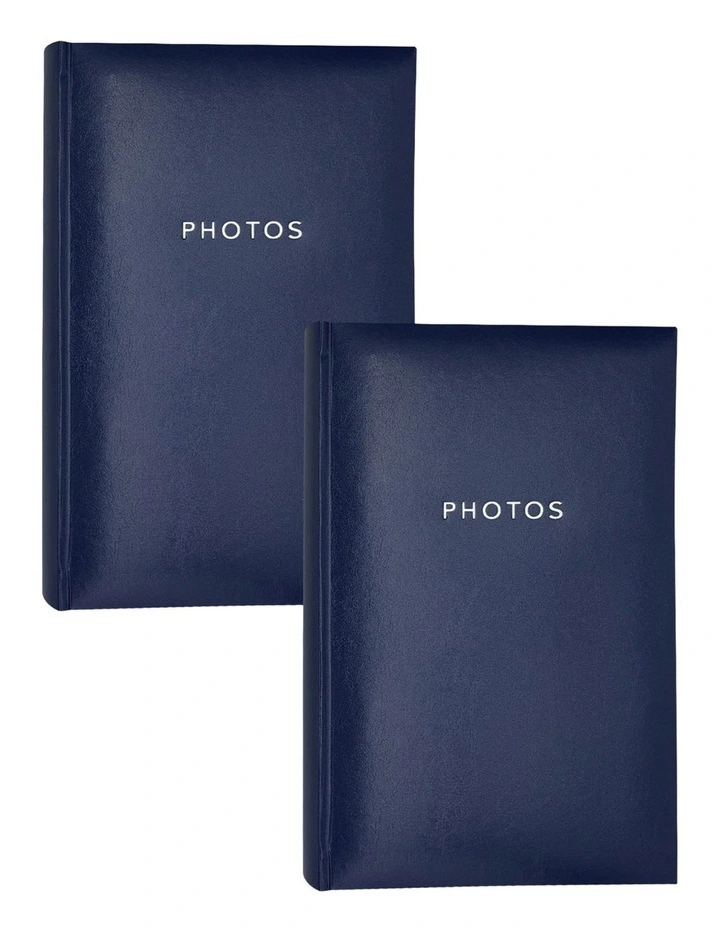 Glamour Photo Album 300 Photo Capacity 2 Pack in Blue image 1