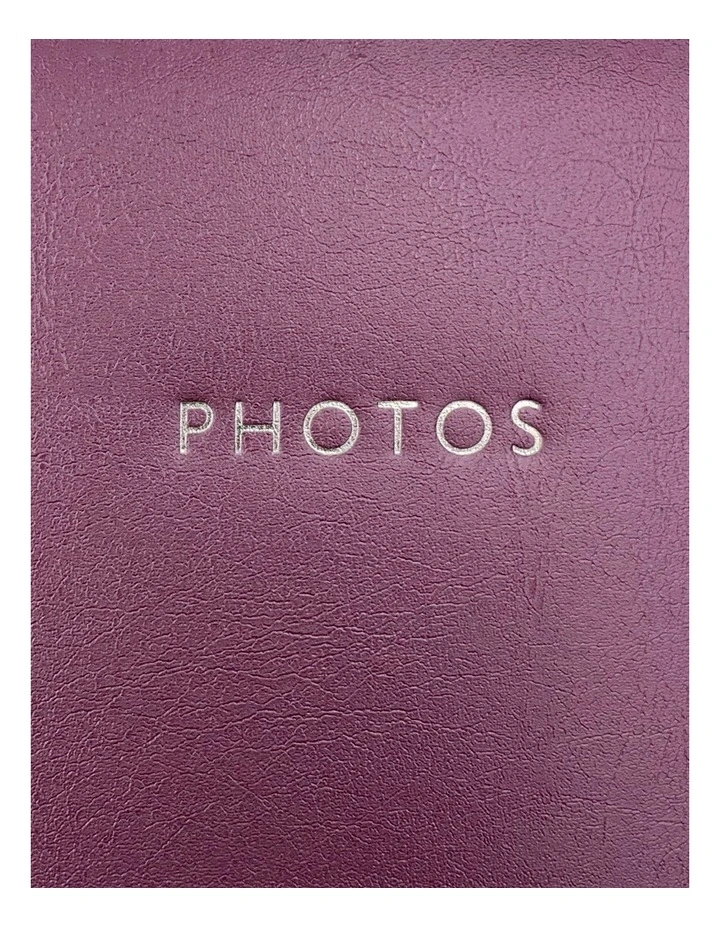 Glamour Photo Album 300 Photo Capacity 2 Pack in Purple image 5