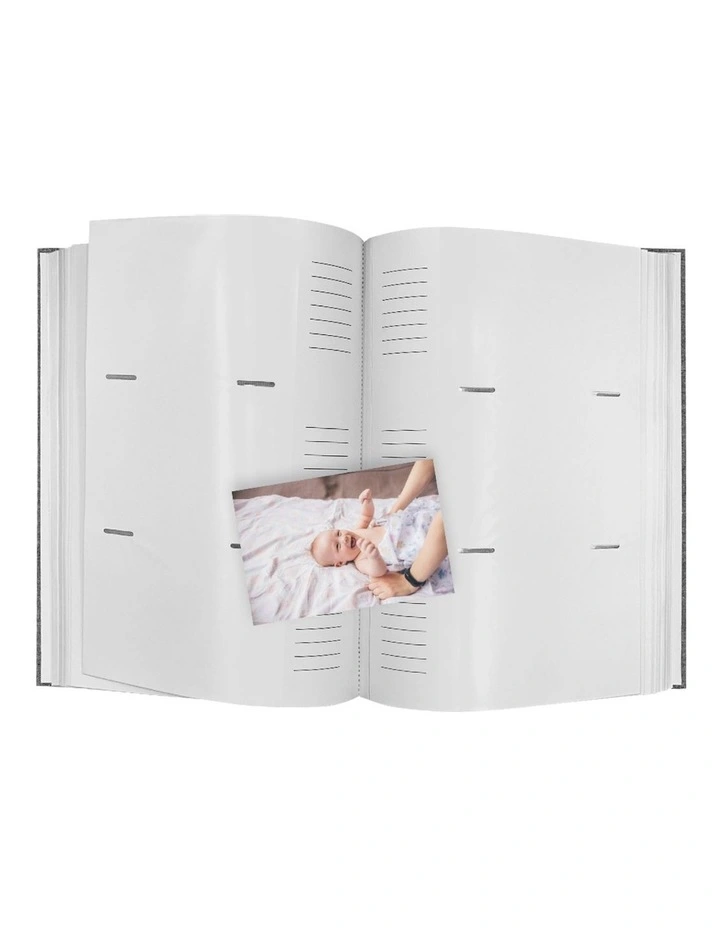 Glamour Photo Album 300 Photo Capacity 2 Pack in Silver image 2