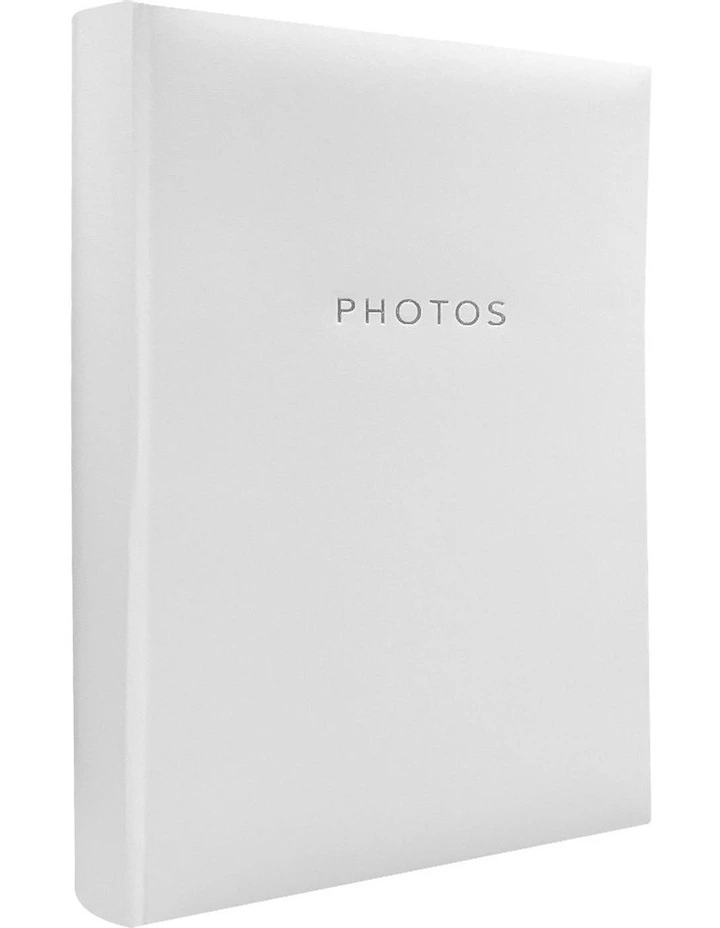 Glamour Photo Album 300 Photo Capacity (2 Pack) in White image 3