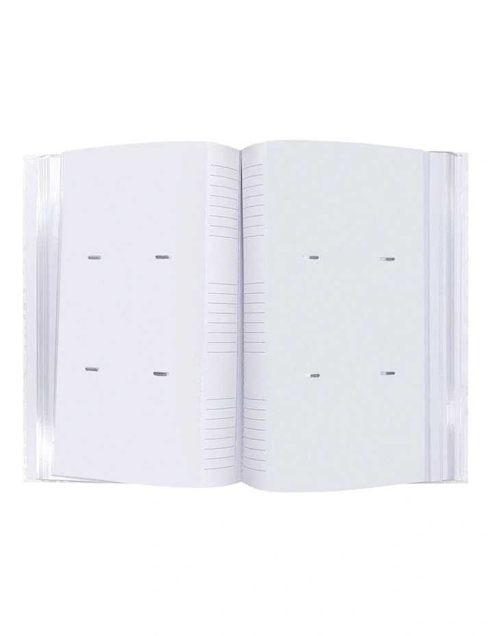 Glamour Photo Album 300 Photo Capacity (2 Pack) in White image 4