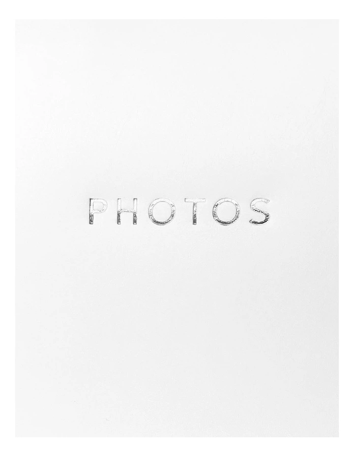 Glamour Photo Album 300 Photo Capacity (2 Pack) in White image 5