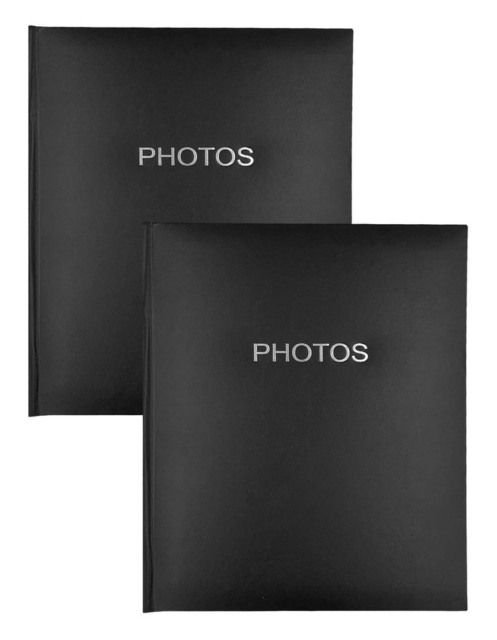 Glamour Dry Mount Photo Album 240x290cm 2 Pack in Black image 1