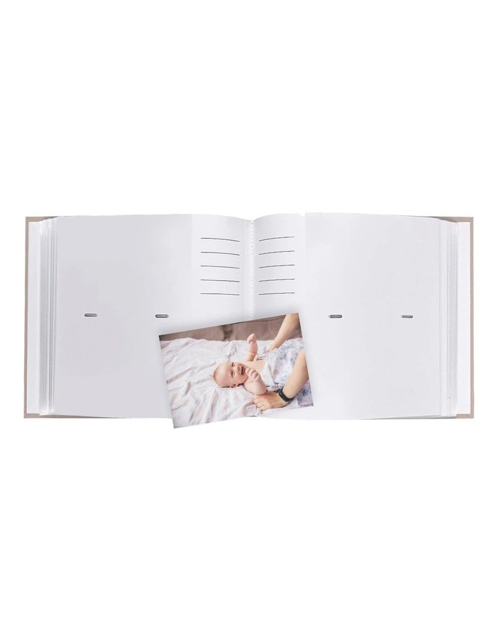 Plush Linen Photo Album Dusk 200Photo 2 Pack in Brown image 2