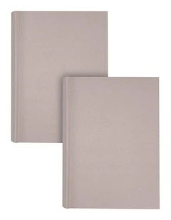 Plush Linen Photo Album Dusk 300 Photo 2 Pack in Brown