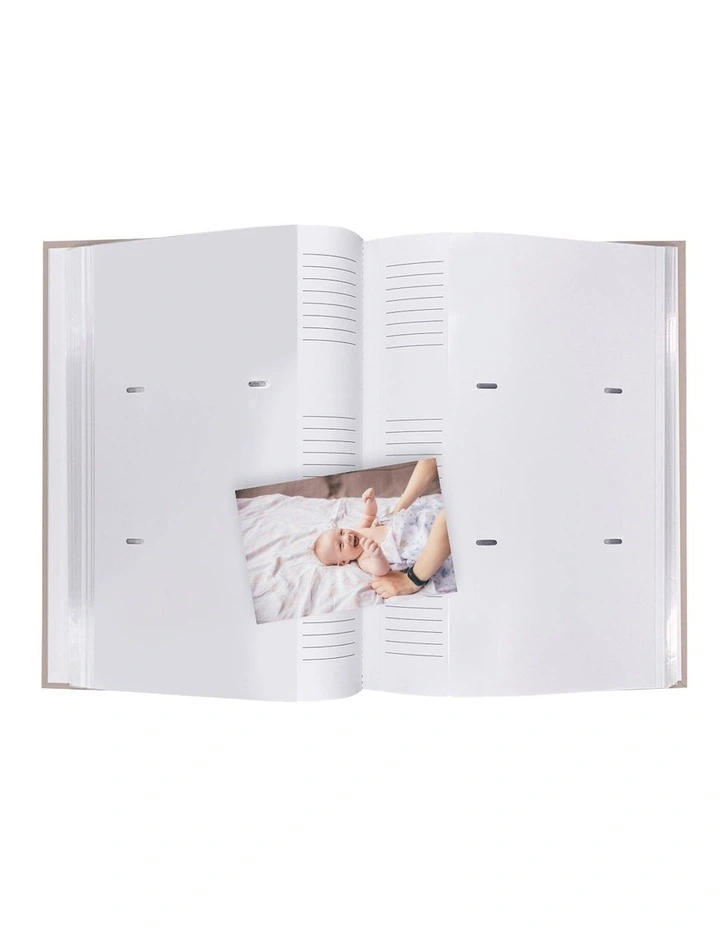 Plush Linen Photo Album Dusk 300 Photo 2 Pack in Brown image 2