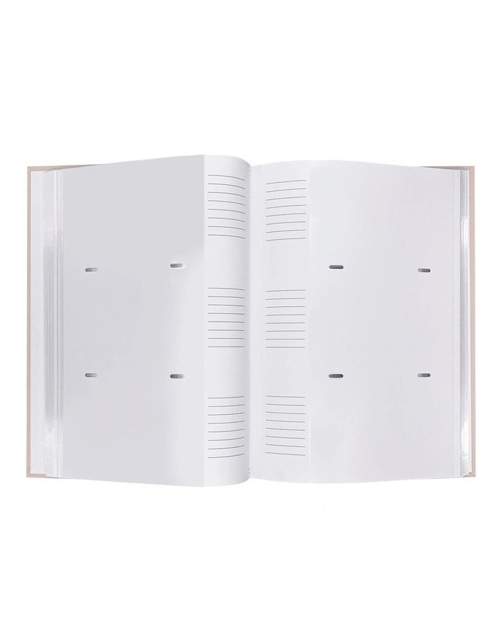 Plush Linen Photo Album Peony 300 Photo 2 Pack in Pink image 4