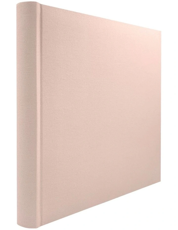 Plush Linen Photo Album Peony 500 Photo 2 Pack in Pink image 3