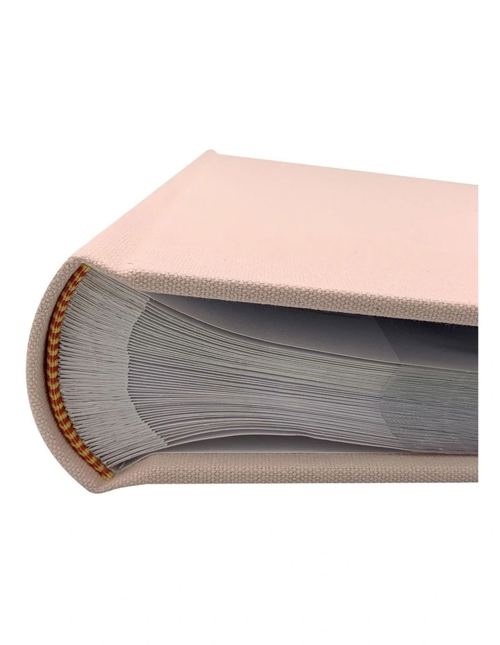 Plush Linen Photo Album Peony 500 Photo 2 Pack in Pink image 6