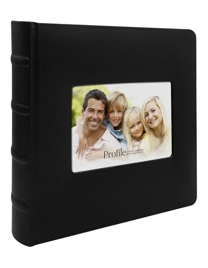 Prestige Leather Photo Album 200 Capacity 2Pack in Black image 2