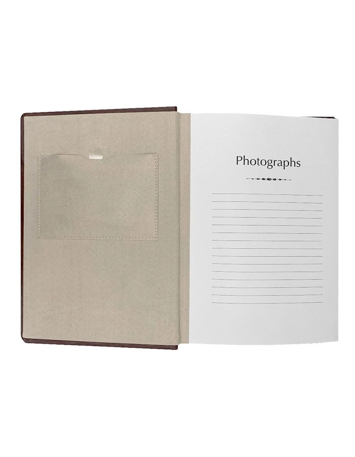 Prestige Leather Photo Album 300 Capacity 2 Pack in Coffee Brown image 3