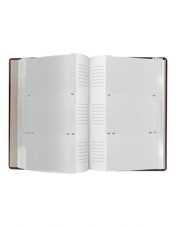 Prestige Leather Photo Album 300 Capacity 2 Pack in Coffee Brown image 4