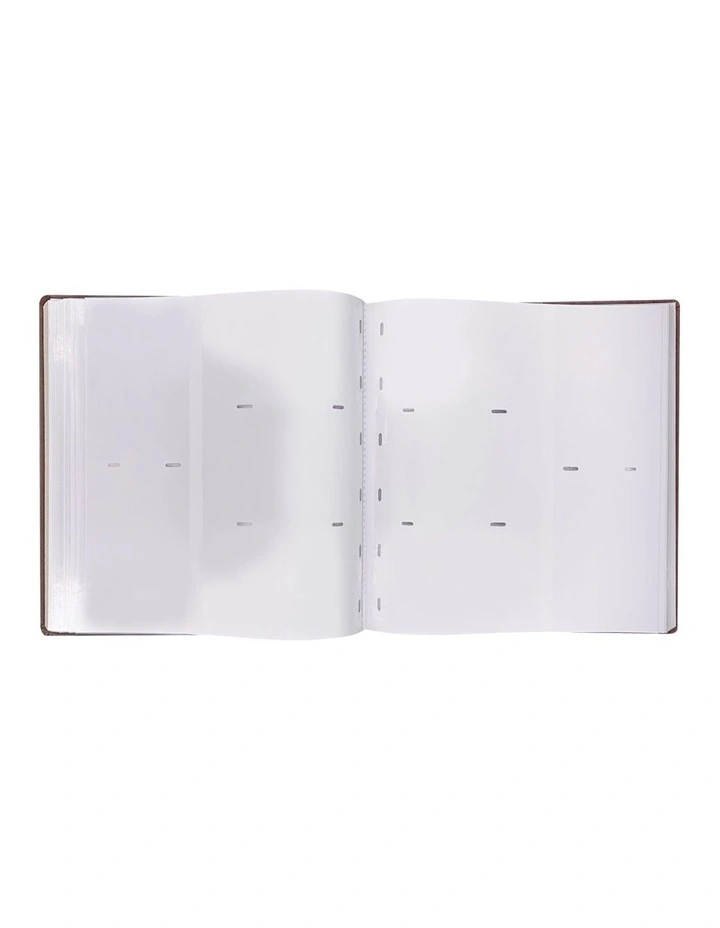 Prestige Leather Photo Album 500 Capacity in Coffee Brown image 4