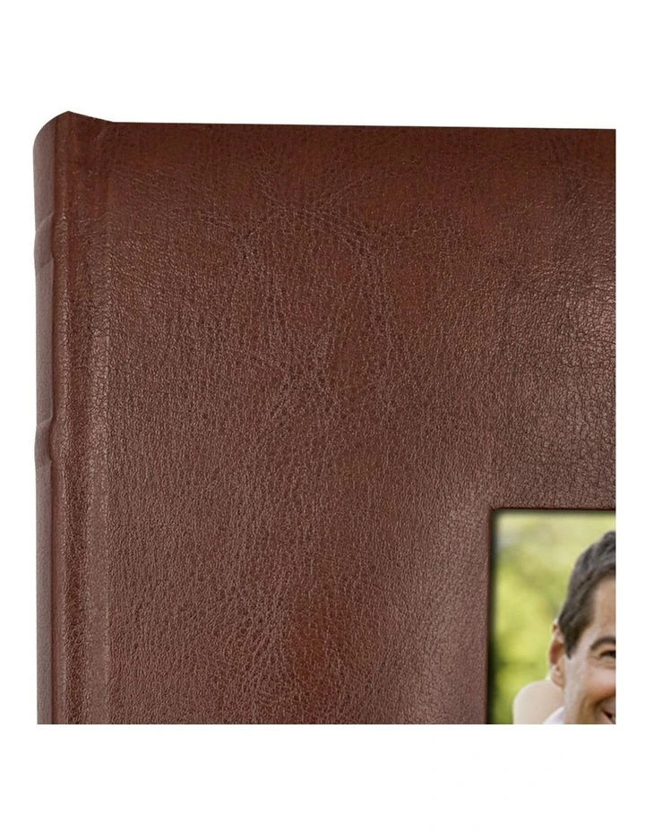 Prestige Leather Photo Album 500 Capacity in Coffee Brown image 5
