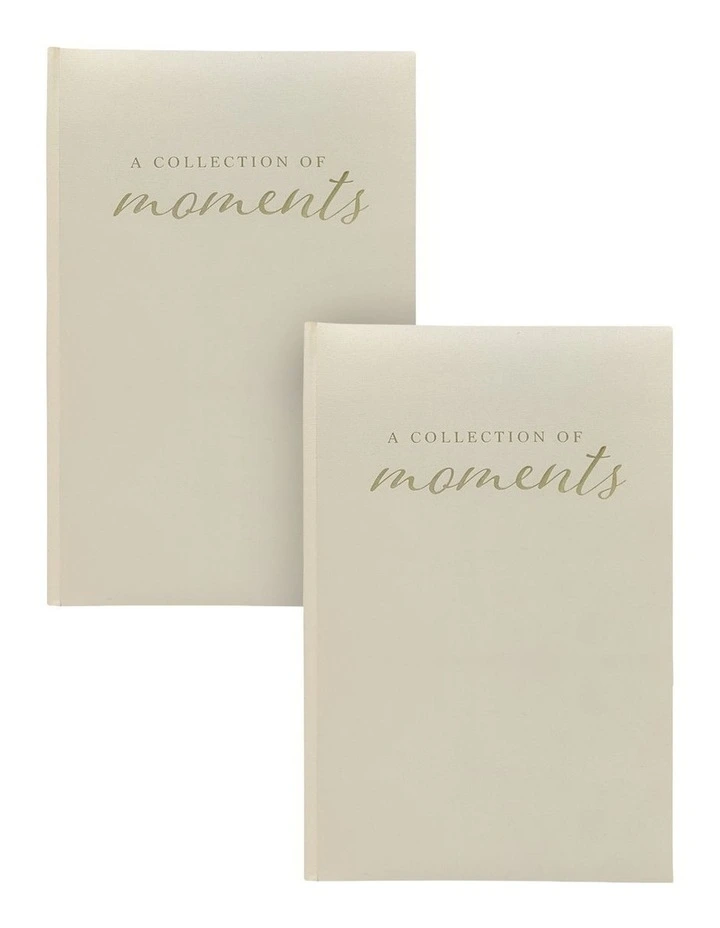 A Collection Of Moments Photo Album (300ph) in Cream - 2 Pack Bundle image 1