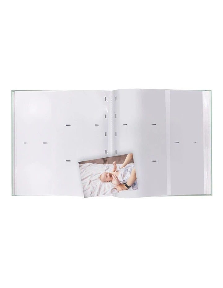 Plush Linen Photo Album Sage (500ph) - 2 Pack Bundle image 2