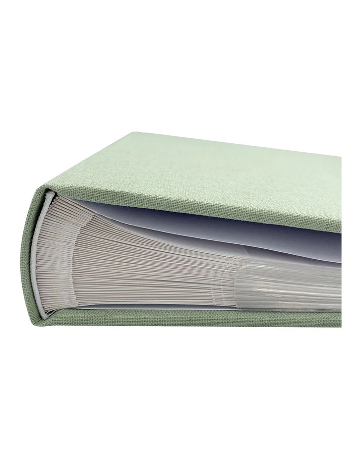 Plush Linen Photo Album Sage (500ph) - 2 Pack Bundle image 4