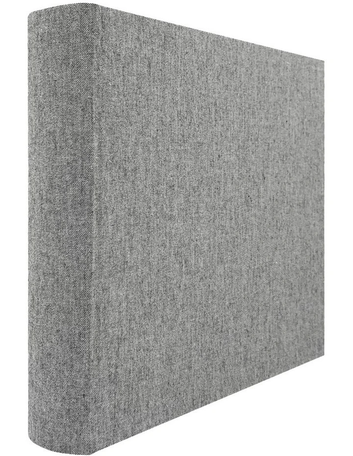 Plush Linen Photo Album 200 Photo Capacity in Grey image 3