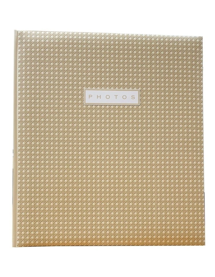 Boho Rattan Photo Album  500 Capacity 4x6" image 1