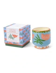 Cactus Flower Candle