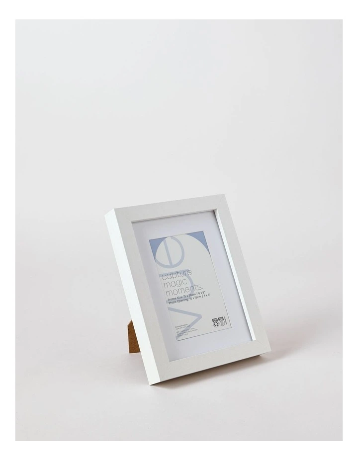 Photo Frame 15x20/10x15cm in White image 1