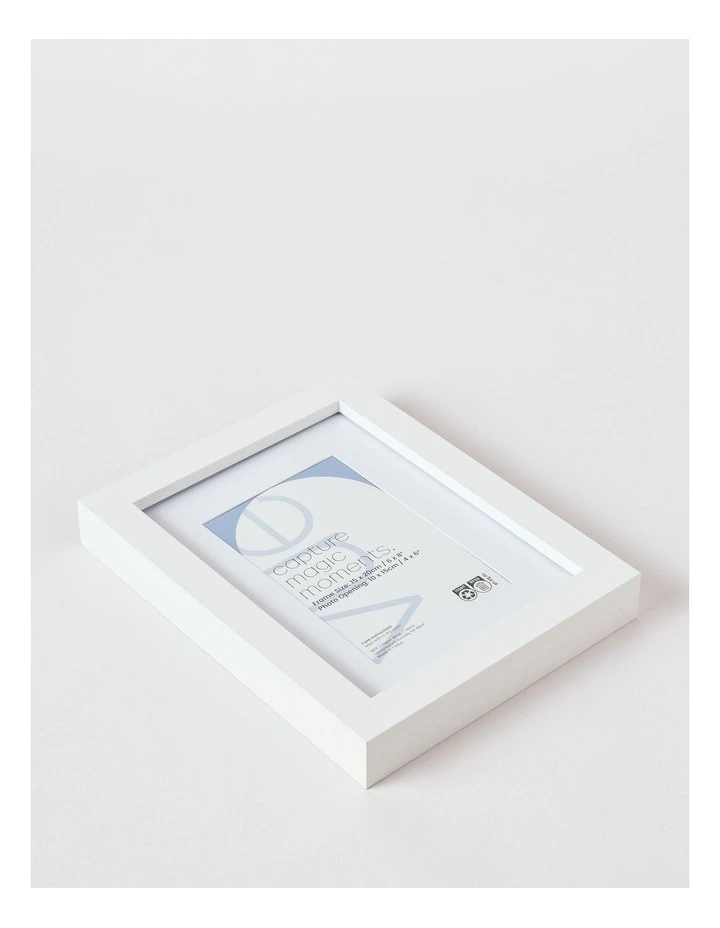 Photo Frame 15x20/10x15cm in White image 3