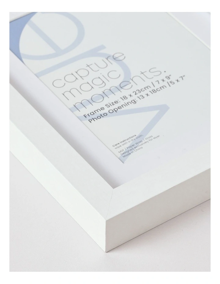 Photo Frame 18x23/13x18cm in White image 4