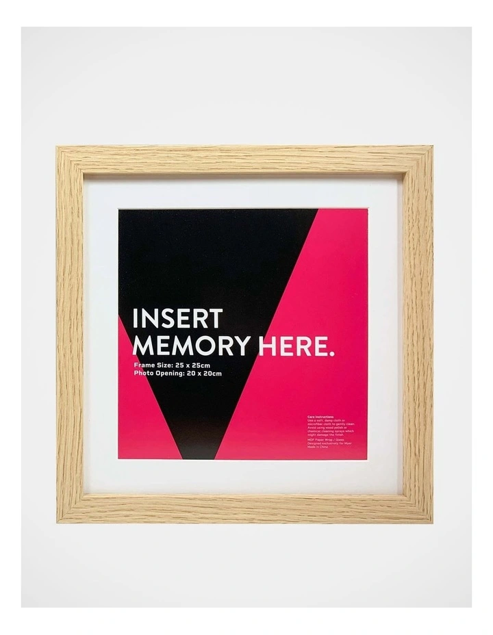 Natural Photo Frame 25x25/20x20cm image 1