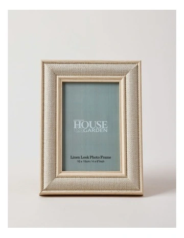 Linen Look Wrapped Photo Frame 10x15cm