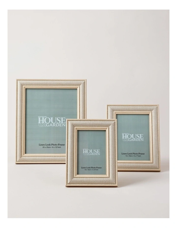 Linen Look Wrapped Photo Frame 13x18cm image 4