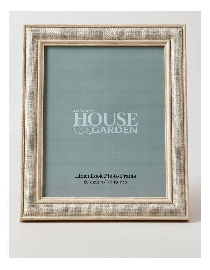 Linen Look Wrapped Photo Frame 20x25cm image 1