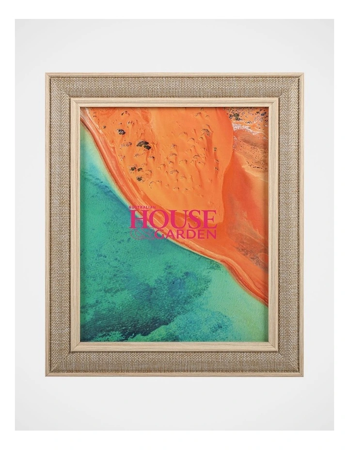 Linen Look Wrapped Photo Frame 20x25cm image 1